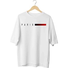 Panda Baskı Tekstil Paris Özel Baskılı Oversize Tshirt