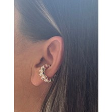 Özel Seri Renkli Taşlı Earcuff (Kıkırdak Küpesi)