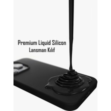 Marselit Apple iPhone 14 Pro Max Uyumlu Kadife Iç Yüzeyli Yumuşak Silikon Yüksek Kalite Lansman Kılıf-Gece Mavisi