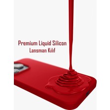 Marselit Apple iPhone 13/14 Uyumlu Kadife Iç Yüzeyli Yumuşak Silikon Yüksek Kalite Lansman Kılıf-Gece Mavisi