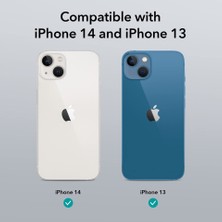 iPhone 13 / 14 Kılıf Magsafe Wireless Şarj Özellikli Şeffaf Kılıf