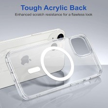 iPhone 13 / 14 Kılıf Magsafe Wireless Şarj Özellikli Şeffaf Kılıf
