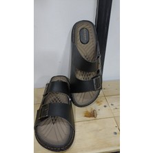 Gezer Yeni Sezon Yazlık Ortopedik Rahat Taban Iki Tokalı Erkek Terlik