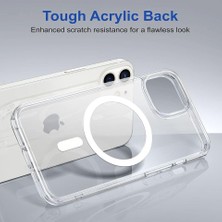 iPhone 11 Kılıf Magsafe Wireless Şarj Özellikli Şeffaf Kılıf