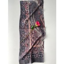 Shawl Secret Ayla Model Gri Yavru Ağzı