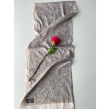 Shawl Secret Etnik Desen Bej Şal