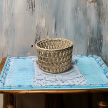 Hakici Özel Üretim Çok Amaçlı Doğal Hasır Sepet