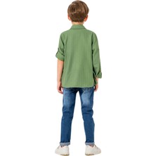 Jeans Pantolonlu Gömlekli 3'lü Erkek Takım