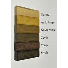 O&a Wood Doğal Ahşap Dekoratif Biblo Vazo Naturel