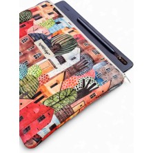 Ayza Stüdyo Pofuduk Tablet Kılıfı, Tablet Çantası, iPad Çantası (30X24CM) - My Town