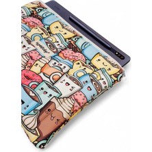 Ayza Stüdyo Pofuduk Tablet Kılıfı, Tablet Çantası, iPad Çantası - Kawaii (30x24 cm)