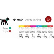 Pets Carnival Air-Mesh Harness Köpek Göğüs Tasması Kırmızı Xs