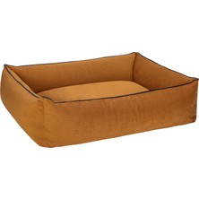 Pet Comfort Golf  Köpek Yatağı Hardal W Parliament Mavi Biye M 90X70CM 11