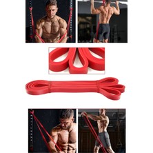 Gus Company 208 cm Pilates Jimnastik Lastiği Egzersiz Yoga Direnç Bandı (Hafif - Kırmızı) 2080X13X0.45 mm