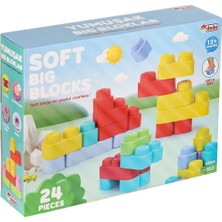 Fen Toys 04006 Yumuşak Big Bloklar 24 Parça -Dede