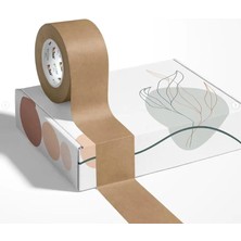 The Goatz - Kraft Koli Bandı – 50 mm x 100 M - Dayanıklı, Güçlü Yapışkanlı (Bant Aparatı Uyumlu)