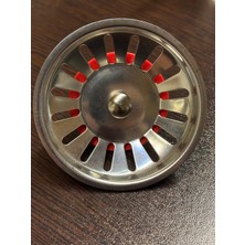 Evye Süzgeci, 
Paslanmaz Çelik, Silikon contalı, Süzgeç Çapı 8 cm