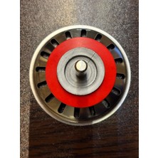 Evye Süzgeci, 
Paslanmaz Çelik, Silikon contalı, Süzgeç Çapı 8 cm