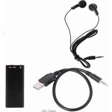 Ses Kayıt Cihazı 48 Saat Kesintisiz Kayıt 16 GB Hafıza