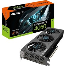 Geforce Rtx 4060 Eagle Oc 8gb Gddr6 128BIT Dlss 3 Nvıdıa GV-N4060EAGLE Oc-8gd Ekran Kartı