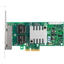 HP NC365T 4-Port Ethernet Server Adapter 8 GB Bellek 1000 MHz Çekirdek Hızı Fanlı Soğutma Bağlantı Çıkışları 593722-B21