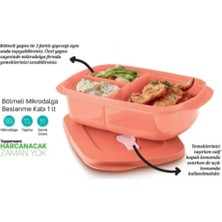 Tupperware Mikrodalga Bölmeli Beslenme Fırın Kabı 1 Lt