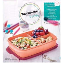 Tupperware Mikrodalga Bölmeli Beslenme Fırın Kabı 1 Lt