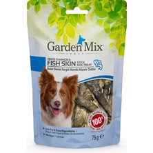 Garden Mix Balık Derisi Sargılı Kemik Köpek Ödülü 75 gr