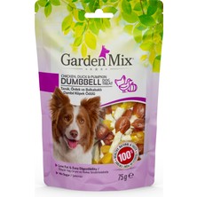 Garden Mix Tavuk Ördek Ve Balkabaklı Dambıl Köpek Ödülü 75 gr