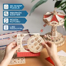 Novi Hobby Minyatür Hayal Salıncağı | Ahşap Hayal Salıncağı  Maketi | 3D Puzzle