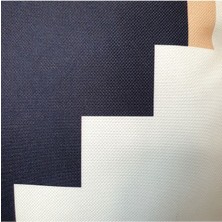 Soyut Geometrik Minimal Dijital Baskılı Kırlent Kılıfı 43 x 43  cm