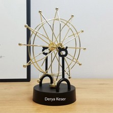 Kişiye Özel Newton Denge Balance Siyah  Renk Dönme Dolap