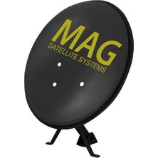 Mag 60 cm Ofset Siyah Çanak Anten Küçük Mount (10LU Paket)