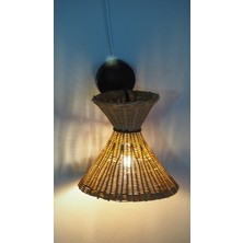 Modern ve Klasik Rattan Aplik - Huş Detaylı, El Yapımı