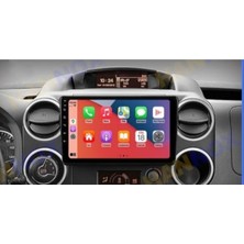 Peugeot Partner  Tepee,citroen Berlingo Uyumlu Multimedya Carplay, Navigasyon 4gb Ram 64GB Hafıza