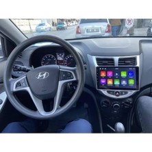 Oto Dünyam Hyundai Accent Blue Android 13 2 GB Ram 32 GB Uyumlu Hafıza Kablosuz Carplay  Multimedya Teyp