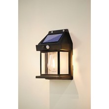 Gampus Güneş Enerjili Şık Ampul Şeklinde LED Aydınlatma: Balkon, Bahçe, Loş Işık, Dekoratif