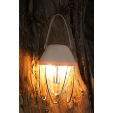 Gampus Masa Üzeri Lamba Ledli Şarjlı Taşıma Askısı ve Aparatlı Şık Tasarımlı Masa Lambası Kaliteli Kamp