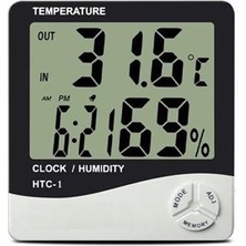 What For Büro Ev Ofis Hediyesi İçin Dijital Isı Nem Ölçer Termometre Higrometre Saat