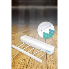 Gampus Kolak Kullanışlı Küçük Balkon Tipi 4 İpli Çamaşır Askılığı