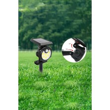 Gampus Hareket Sensörlü Oynar Başlıklı LED Solar Bahçe Lambası LED