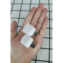 Gampus Mini USB Girişli Gece Lambası Güçlü Işık Kamp Için Uygun Okuma Işığı Ambiyans Işığı