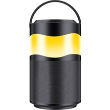 Gampus Taşınabilir Akıllı Bluetooth Hoparlör Kolu ve Renkli LED Gece Lambası Kamp