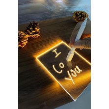 Gampus Gece Lambası Not Tutulabilir Özel Kalemli Silinebilir Ledli Not Lambası Tableti