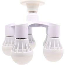 Gampus E27 6lı Duy Çoğaltıcı - Lamba Duy Çoklayıcı - E 27 6 In 1 Ampul Duy Çoğaltma Studio Lamp