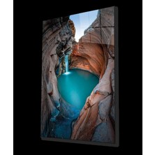 Marsilyan- Doğa Şelale  Cam Tablo, Nature Waterfall