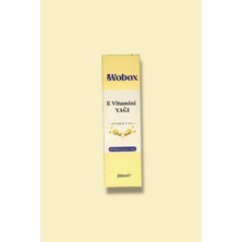 Wobox E Vitamini Yağı 20ml Saf Ve Doğal Vitamin E Oil