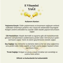 Wobox E Vitamini Yağı 20ml Saf Ve Doğal Vitamin E Oil