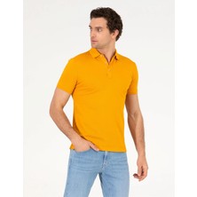 Erkek Polo Yaka Slim Fit Basic T-Shirt-Hardal