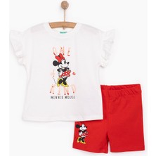 Disney Minnie Mouse Kız Tshirt-Tayt Kız Bebek